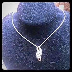 10 Carat 2 Tone Gold over Sterling Silver Necklace